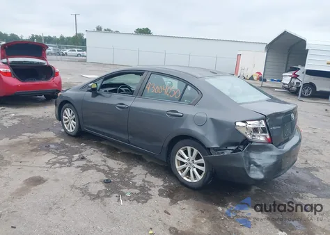 2012 Honda Civic Ex z USA, uszkodzony, nr VIN 2HGFB2F89CH517960